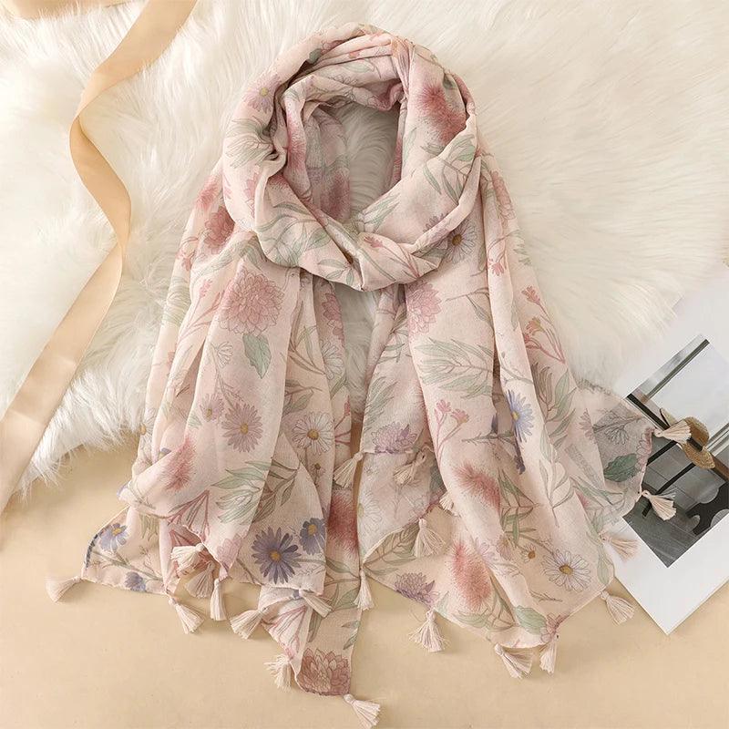64 Foulards en Coton Look Décontracté et Chic - foulard GoHappy