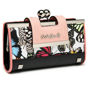 Portofino Bloom portefeuille femme fleuri chic multifonction - portefeuille GoHappy