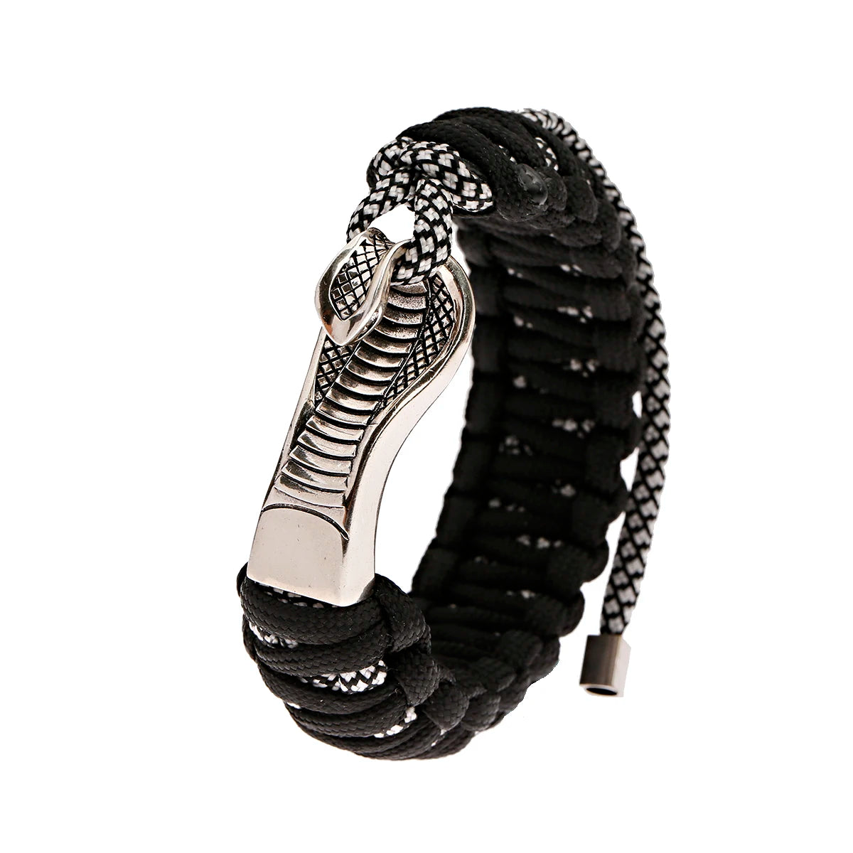 Bracelet Homme Viking Nordique Tressé Main Crâne Punk Antique - GoHappy France