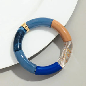 Bracelets acryliques bohème femme – 28 modèles colorés à mixer - Bijou Bracelet GoHappy