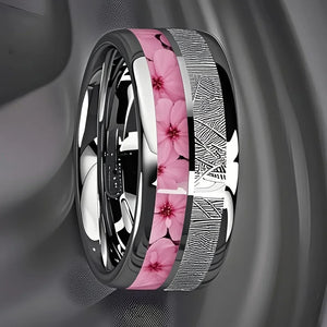 Nature Mood bague unisexe 8 mm - bague GoHappy