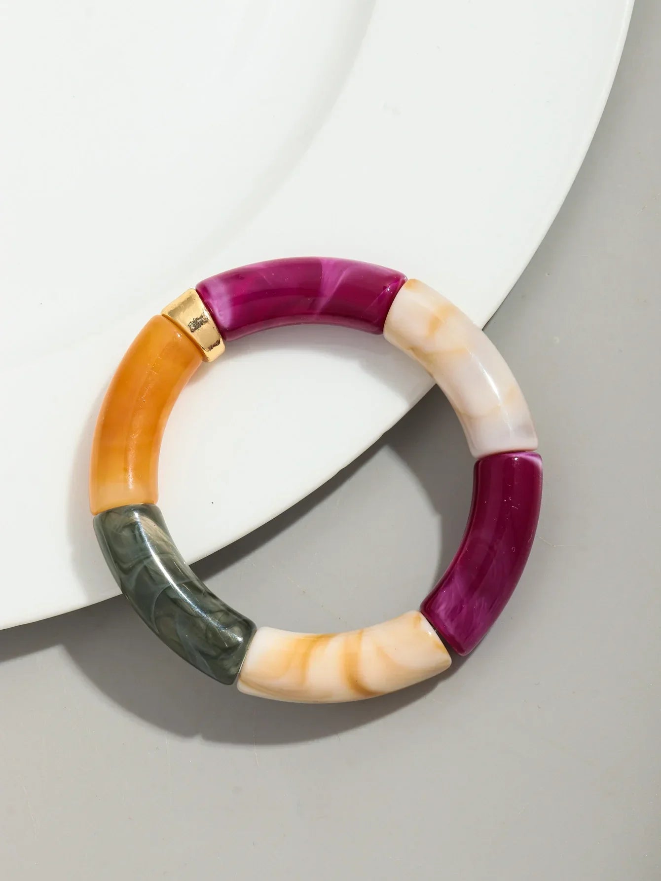 Bracelets acryliques bohème femme – 28 modèles colorés à mixer