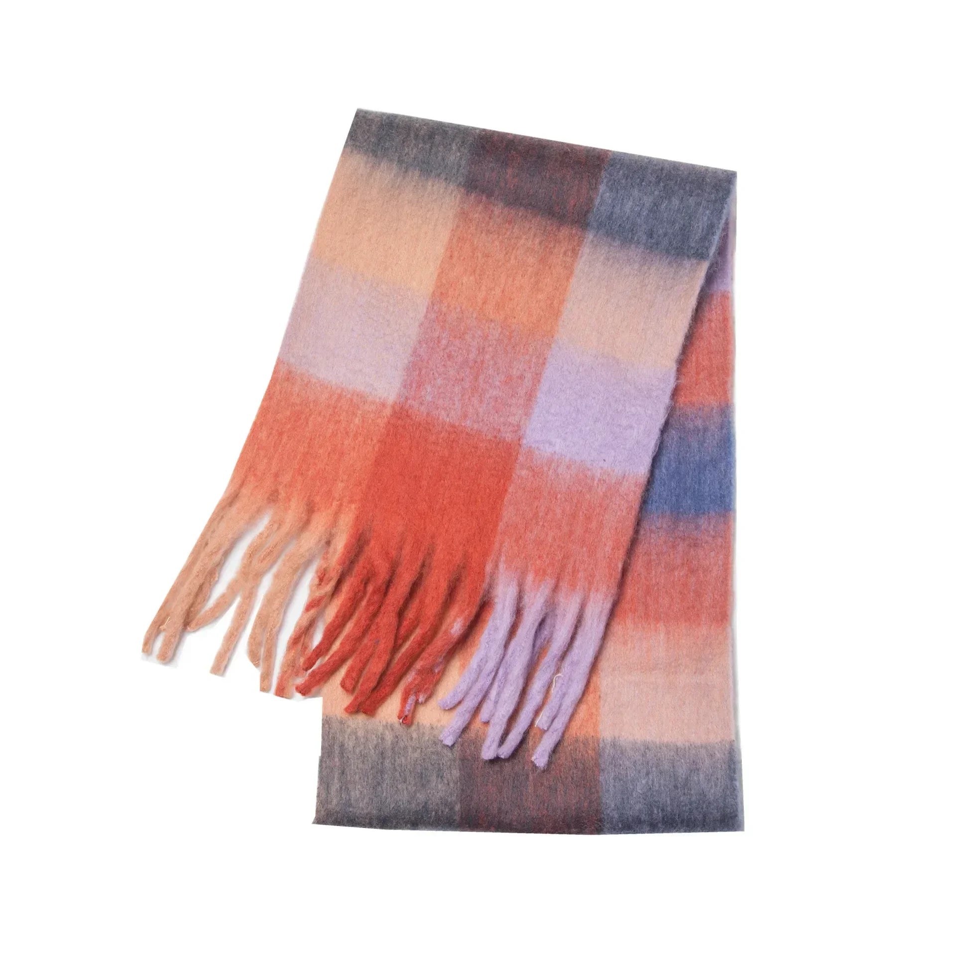 Echarpe Douce Rainbow Hiver - Cachemire et Style Bohème - écharpe GoHappy