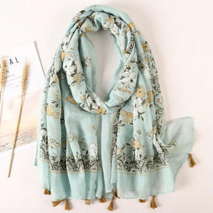64 Foulards en Coton Look Décontracté et Chic - foulard GoHappy