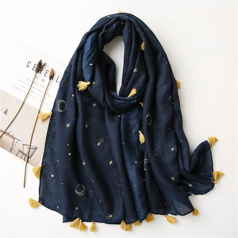 64 Foulards en Coton Look Décontracté et Chic - foulard GoHappy