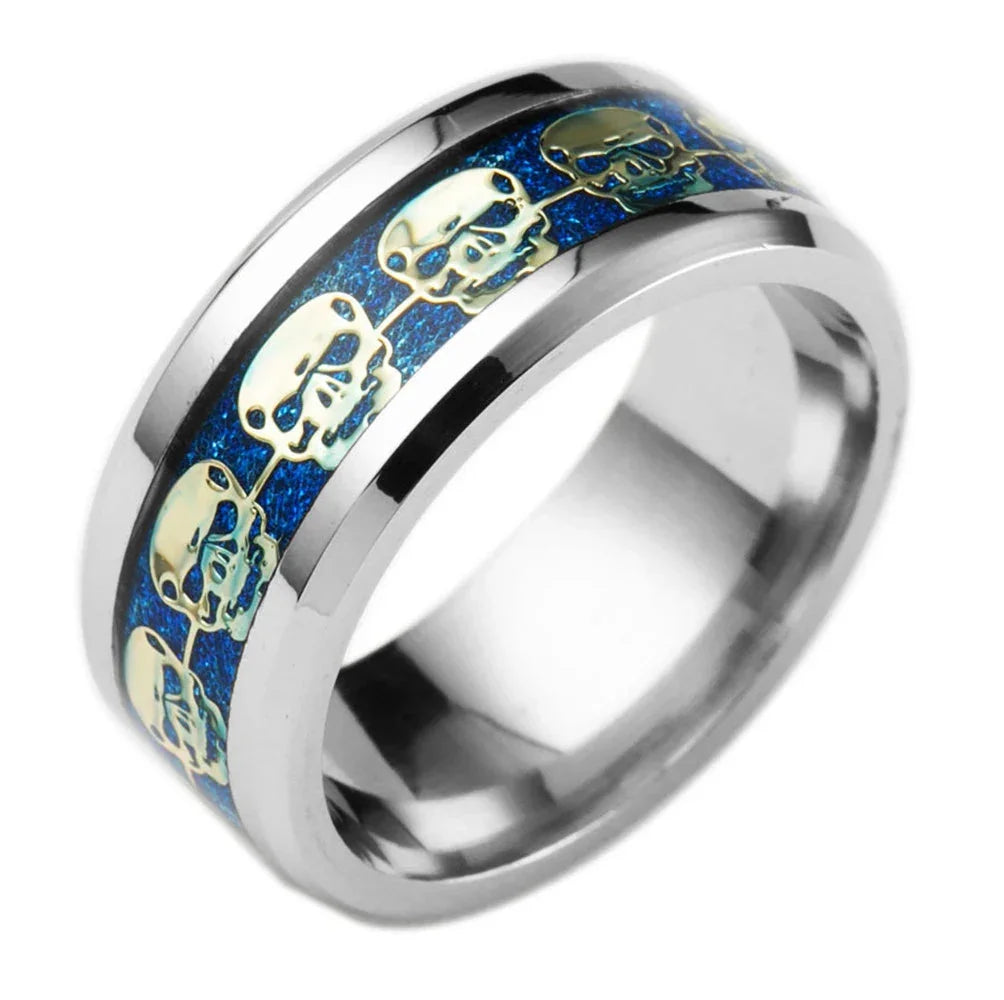 Bague Skull Steampunk – Bijou tête de mort audacieux en acier inoxydable