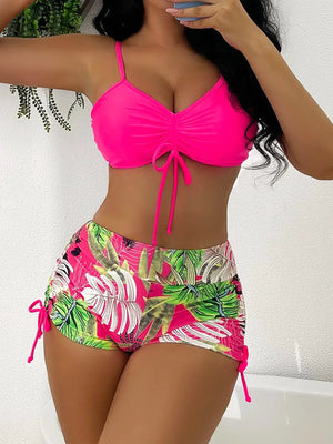 Maillot de bain femme 2 pièces, short taille haute été 2025 - maillot de bain GoHappy