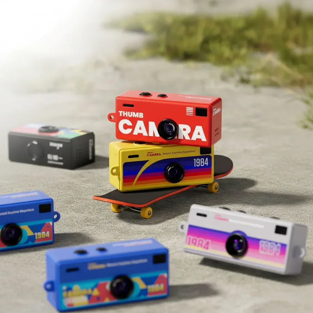 Chill Memory mini caméra film photo rétro avec écran 0,96" - appareil photo GoHappy