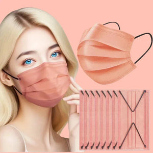 Masques Color Protect Jetables 4 Couches Respirants Unisexe - masque GoHappy