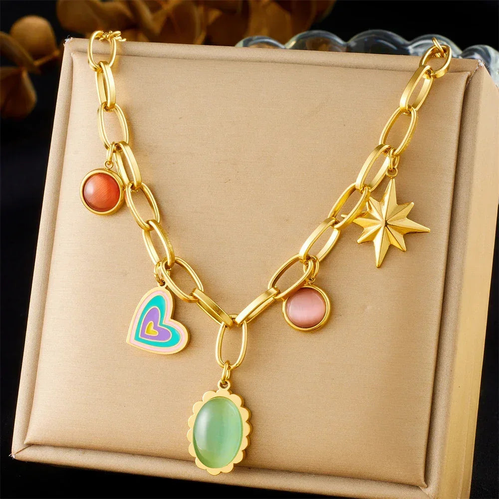 Colliers Costa Luz soleil coquillage perles dorées - colliers GoHappy