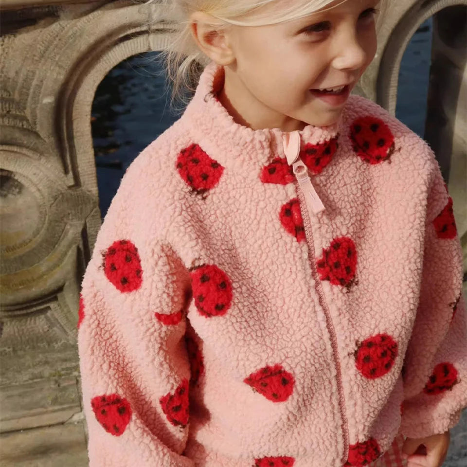 Veste Polaire Enfant Motifs Cartoon Laine Agneau 18 mois à 9 Ans