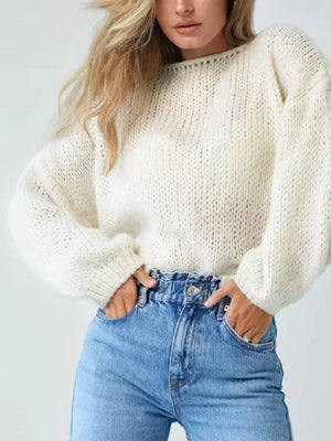 Pull oversize Winter Muse femme cocoon chic - pull-over femme GoHappy