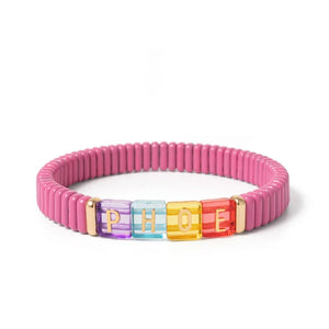 Candy Love bracelet femme élastique bohème coloré - bracelet femme GoHappy