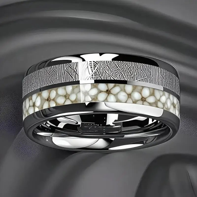 Nature Mood bague unisexe 8 mm