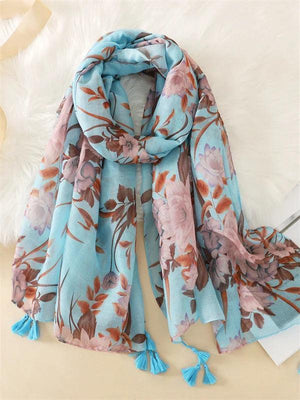 64 Foulards en Coton Look Décontracté et Chic - foulard GoHappy