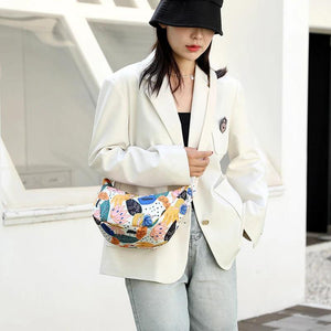 Sac à Bandoulière Motif Floral pour Femme - Style Élégant et Compact - Sac à main GoHappy