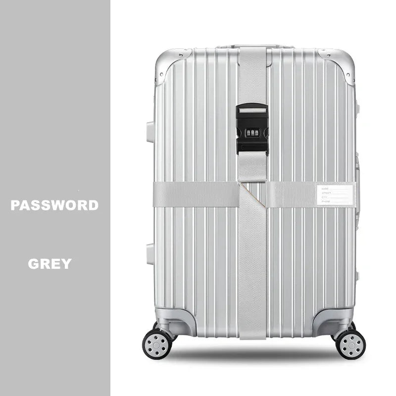 Sangle croisée avec ou sans code antivol Embarquement bagages - sangle de bagage GoHappy