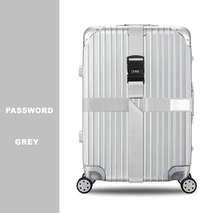 Sangle croisée avec ou sans code antivol Embarquement bagages - sangle de bagage GoHappy