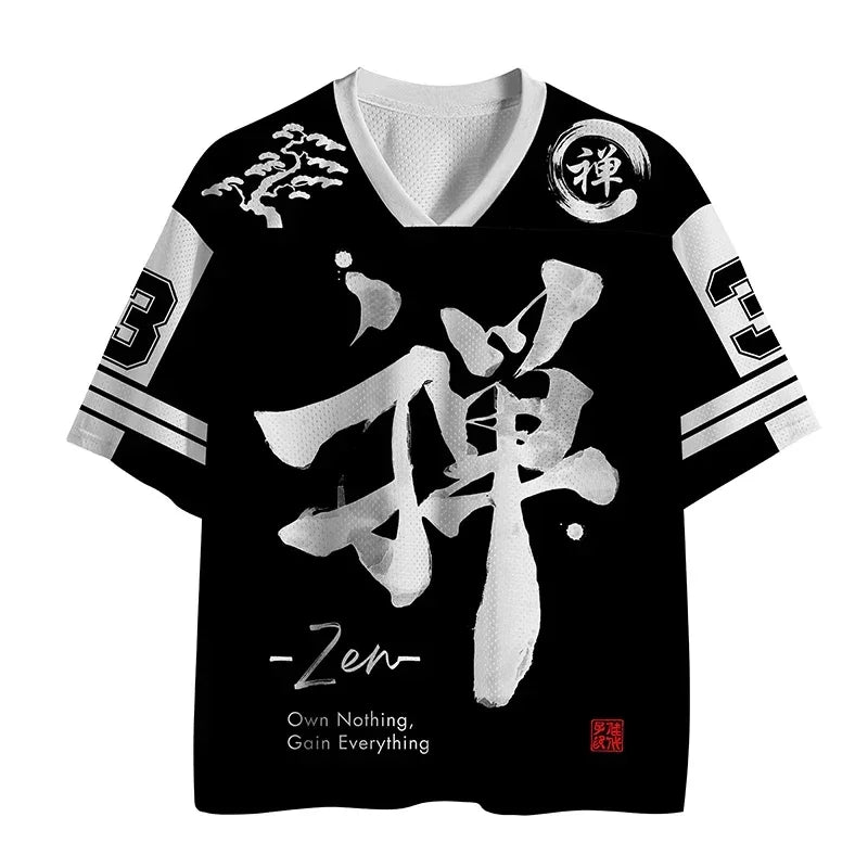 Kyoto Legends T-shirts homme col V motifs japonais - t-shirt homme GoHappy