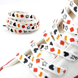 Lacets plats fun motifs cartoon sneakers originales - lacets de sneakers GoHappy