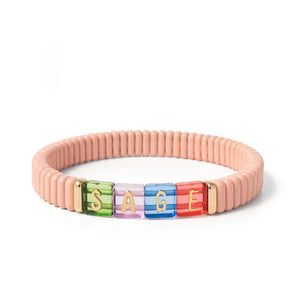 Candy Love bracelet femme élastique bohème coloré - bracelet femme GoHappy