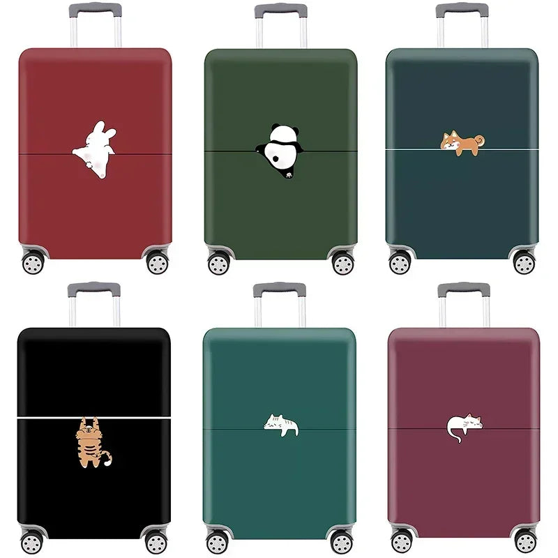 valise rigide motif animal dessin voyage cabine bagage à main léger GoHappy France