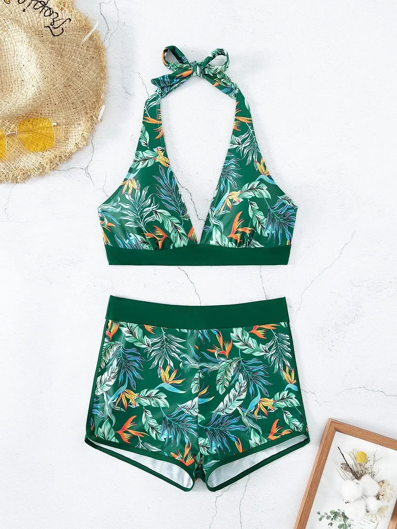 Maillot de bain Exotica fleur bikini - maillot de bain GoHappy