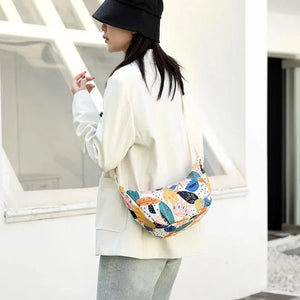 Sac à Bandoulière Motif Floral pour Femme - Style Élégant et Compact - Sac à main GoHappy