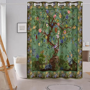 Rideau Douche Inspirant Nature Plantes 26 Designs Multi-Tailles - rideaux de douche GoHappy