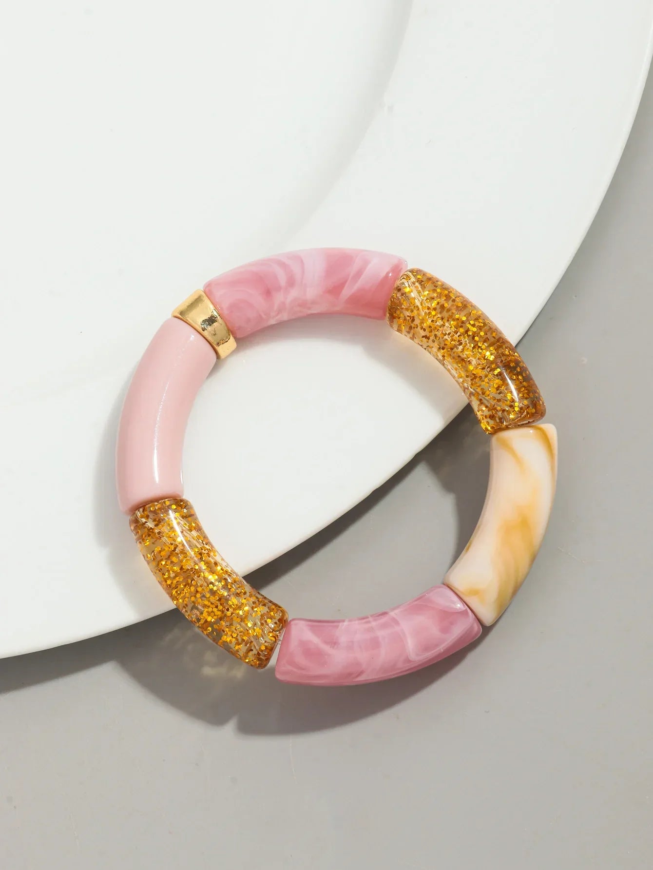 Bracelets acryliques bohème femme – 28 modèles colorés à mixer