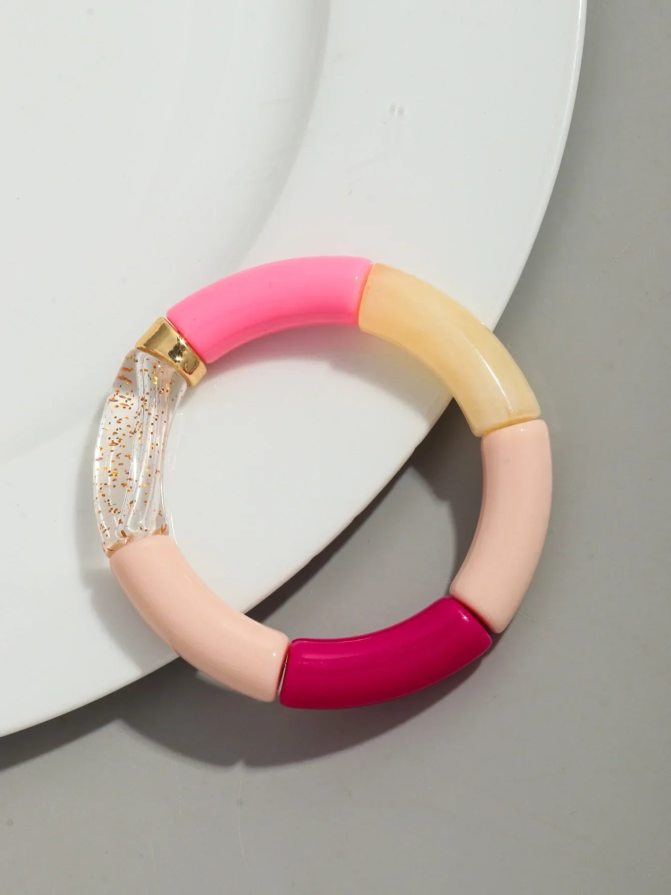 Bracelets acryliques bohème femme – 28 modèles colorés à mixer