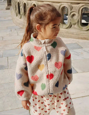 Veste Polaire Enfant Motifs Cartoon Laine Agneau 18 mois à 9 Ans - veste polaire enfant GoHappy