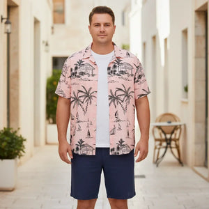 Chemises imprimées Palmiers homme été style décontracté vacances - chemise homme GoHappy