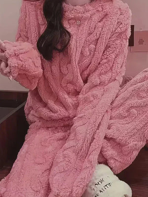 Kyoto Soft pyjama polaire moelleux longue manche - pyjama GoHappy
