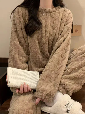 Kyoto Soft pyjama polaire moelleux longue manche - pyjama GoHappy
