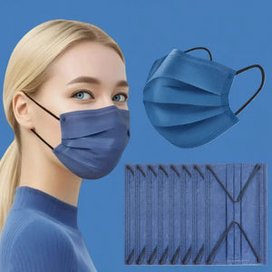 Masques Color Protect Jetables 4 Couches Respirants Unisexe - masque GoHappy