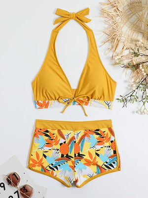 Maillot de bain Exotica fleur bikini - maillot de bain GoHappy
