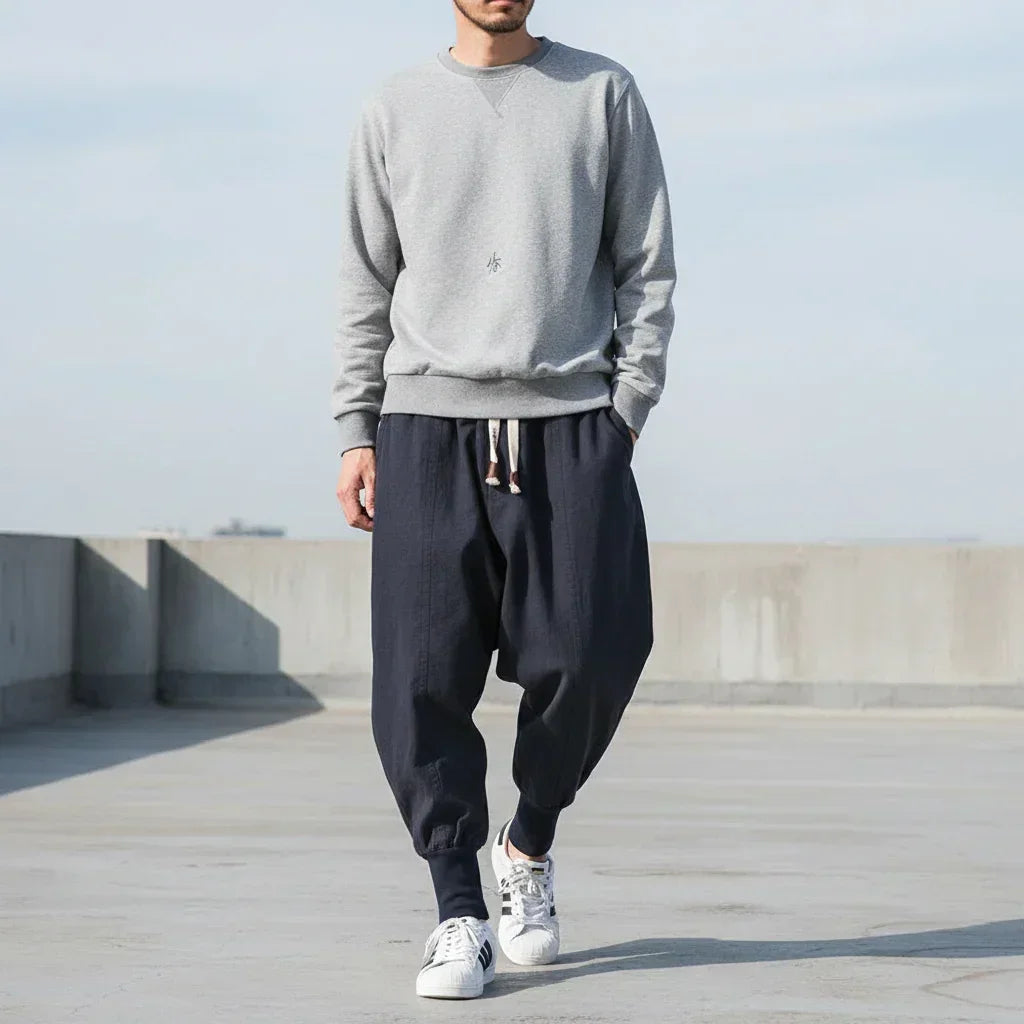 Zen Loop pantalon sarouel homme streetwear décontracté - Bas de pantalon GoHappy