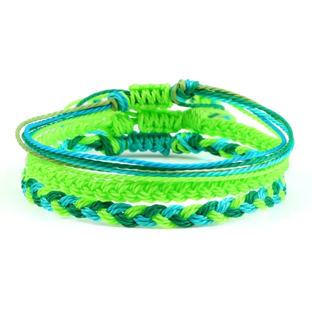 Bracelet Lhassa sable cordon tressé porte-bonheur réglable - bracelets amitié GoHappy