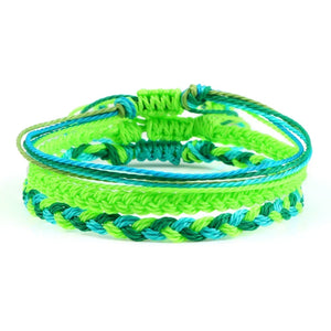 Bracelet Lhassa sable cordon tressé porte-bonheur réglable - bracelets amitié GoHappy