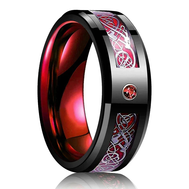 Bagues Iron Soul Homme Anneau Large Multicolore Collection - bague homme GoHappy