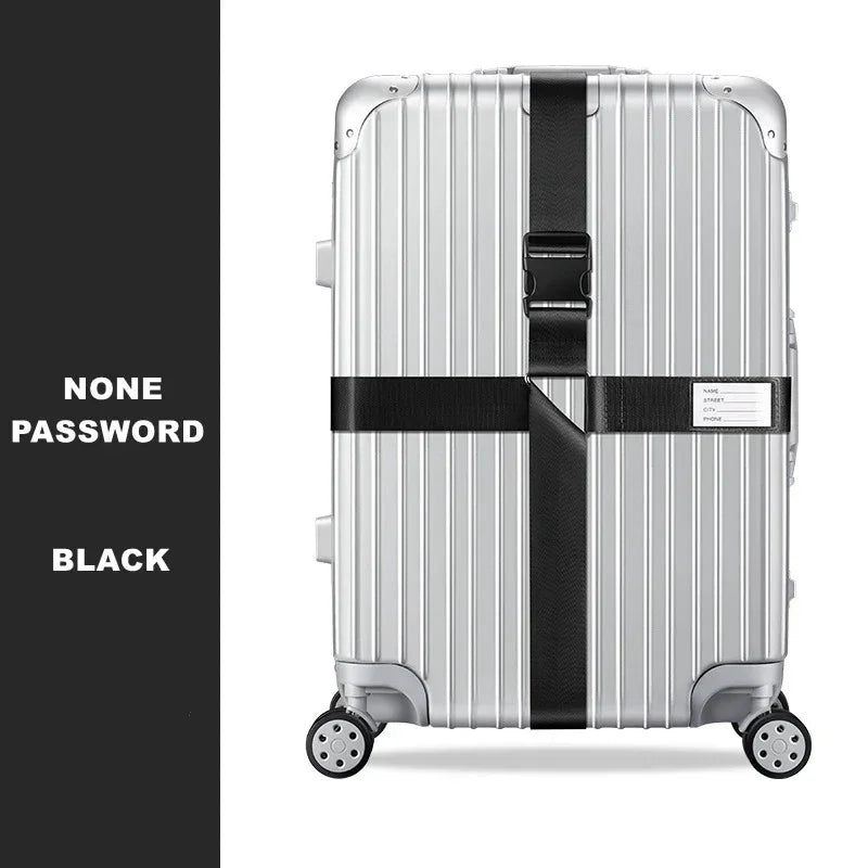 Sangle croisée avec ou sans code antivol Embarquement bagages - sangle de bagage GoHappy