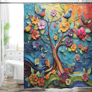 Rideau Douche Inspirant Nature Plantes 26 Designs Multi-Tailles - rideaux de douche GoHappy