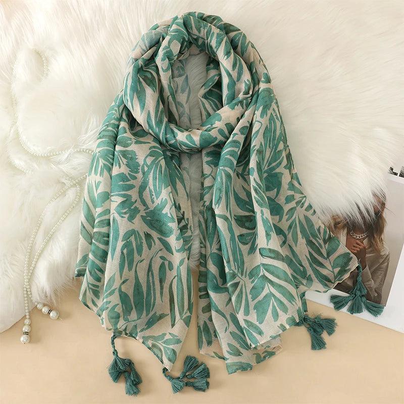 64 Foulards en Coton Look Décontracté et Chic - foulard GoHappy