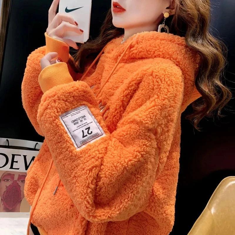Pull Hoodie Doux en Polaire pour l’Hiver – Style et Chaleur - sweat-shirt GoHappy