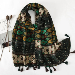 64 Foulards en Coton Look Décontracté et Chic - foulard GoHappy