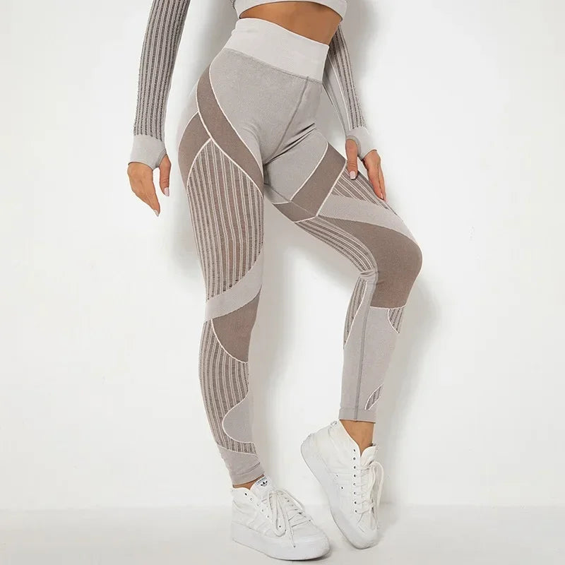 Sculpt Air legging femme yoga gainant respirant - leggings GoHappy
