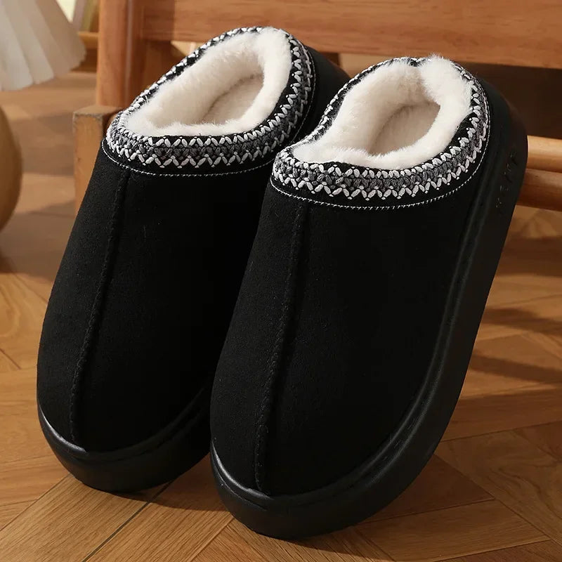 Pantoufles Fluffy Chaudes - Confort Élégant pour l'Hiver - pantoufles GoHappy