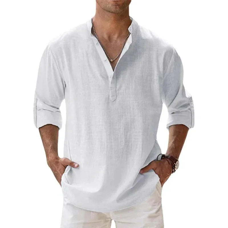 Chemise Évasion en Lin & Coton - Chemises GoHappy