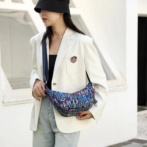 Sac à Bandoulière Motif Floral pour Femme - Style Élégant et Compact - Sac à main GoHappy